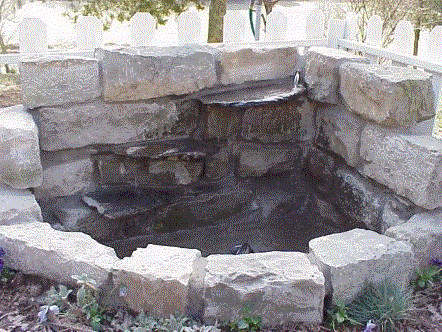 Center Hill lake farm fountain